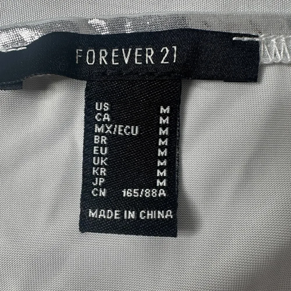 Y2K Silver Metallic Halter Cowl Neck Top Liquid Shine Going Out Party - Picture 4 of 14